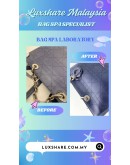 CHRISTIAN DIOR BLUR CANNAGE SHOPPER TOTE BAG (TOUCH UP CORNER PART, BAG SPA CLEANING)