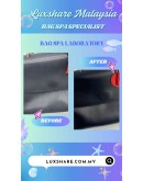 CHRISTIAN DIOR BE DIOR TOP HANDLE BAG IN BLACK LEATHER (BAG SPA CLEANING,TREATMENT&CARE)