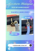 CHRISTIAN DIOR BE DIOR TOP HANDLE BAG IN BLACK LEATHER (BAG SPA CLEANING,TREATMENT&CARE)