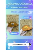 CHRISTIAN DIOR HONEYCOMB PVC SHOULDER BAG (VACHETTA LEATHER REPLACEMENT, GOLD PLATED)