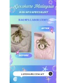 DIOR MINI LADY D-JOY BAG IN POWDER PINK (BAG SPA CLEANING,NANO RESTORATION)