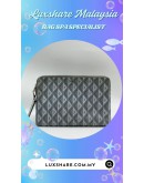 CHRISTIAN DIOR POUCH IN THE ICONIC CD DIAMOND MOTIF (BAG SPA CLEANING,TREATMENT AND CARE)