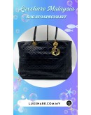 CHRISTIAN DIOR LADY DIOR BAG SIGNATURE CANNAGE QUILTING (BAG SPA CLEANING,GOLD PLATED)