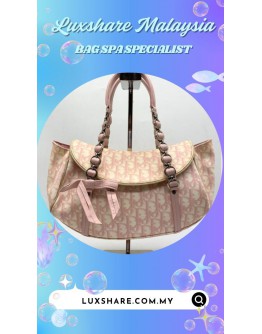 CHRISTIAN DIOR TROTTER ROMANTIQUE SMALL SHOULDER BAG IN BEIGE (BAG SPA CLEANING,TREATMENT AND CARE)