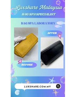 CHRISTIAN DIOR LADY DIOR HANDBAG (BAG SPA CLEANING,LEATHER REPLACEMENT)