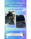 DIOR SADDLE CHAIN POUCH IN BLUE DIOR OBLIQUE JACQUARD (BAG SPA CLEANING,CHAIN REPLACEMENT)