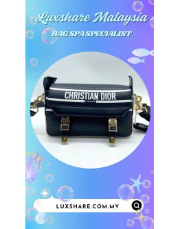 CHRISTIAN DIOR DIORCAMP MESSENGER BAG (BAG SPA CLEANING,GOLD PLATED)