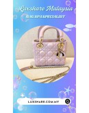 DIOR LADY DIOR BAG IN LIGHT PINK (BAG SPA CLEANING,TREATMENT AND CARE)