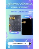 LADY DIOR HANDBAG BLACK LEATHER (BAG SPA CLEANING, OIL EDGE)