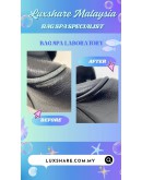 CHRISTIAN DIOR SADDLE TOP HANDLE BAG IN BLACK (NANO RESTORATION, LEATHER REPLACEMENT)