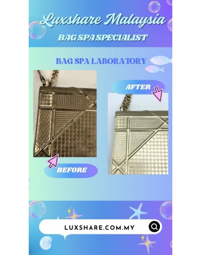 CHRISTIAN DIOR DIORAMA BAG (BAG SPA CLEANING, NANO RESTORATION)