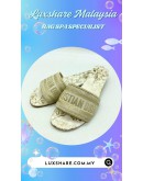 CHRISTIAN DIOR DWAY SLIDES (SHOE CLEANING,UNDER SOLE REPLACEMENT)