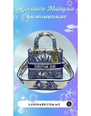CHRISTIAN DIOR LADY D-LITE BAG (BAG SPA CLEANING,NANO RESTORATION)