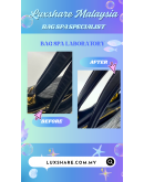 CHRISTIAN DIOR TOTE SHOULDER BAG IN BLACK CANNAGE LEATHER" NANO RESTORE GOLD PLATED AND BAG SPA SERVICE"