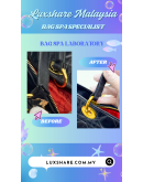 CHRISTIAN DIOR TOTE SHOULDER BAG IN BLACK CANNAGE LEATHER" NANO RESTORE GOLD PLATED AND BAG SPA SERVICE"