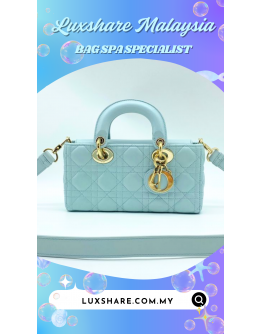 CHRISTIAN DIOR LADY D JOY WITH STRAP "NANO RESTORE AND TREATMENT LEATHER"