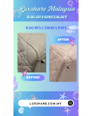 CHRISTIAN DIOR MEDIUM LADY DIOR WITH STRAP" NANO RESTORE AND BAG SPA SERVICE"