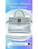CHRISTIAN DIOR DIOREVER IN METALLIC SILVER WITH STRAP "NANO RESTORE AND BAG SPA SERVICE"