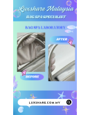 CHRISTIAN DIOR DIOREVER IN METALLIC SILVER WITH STRAP "NANO RESTORE AND BAG SPA SERVICE"