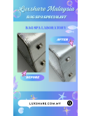 CHRISTIAN DIOR DIOREVER IN METALLIC SILVER WITH STRAP "NANO RESTORE AND BAG SPA SERVICE"