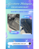 CHRISTIAN DIOR HANDLE HANDBAG IN BLACK CANNAGE FABRIC CANVAS LEATHER WITH SILVER HARDWARE" OIL EDGE REPAIR REPLACEMENT AND BAG SPA SERVICE"