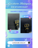 CHRISTIAN DIOR CROSSBODY BAG IN BLACK" DEEP CLEANING AND BAG SPA SERVICE"