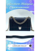 CHRISTIAN DIOR DIORAMA CROSSBODY BAG IN BLACK AND SILVER HARDWARE" NANO RESTORE AND BAG SERVICE"