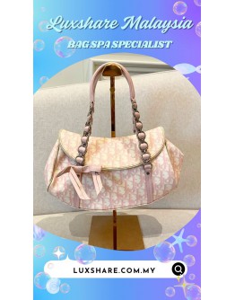 CHRISTIAN DIOR VINTAGE TROTTER ROMANTIC SHOULDER BAG "BAG SPA SERVICE AND LEATHER TREAMENT"