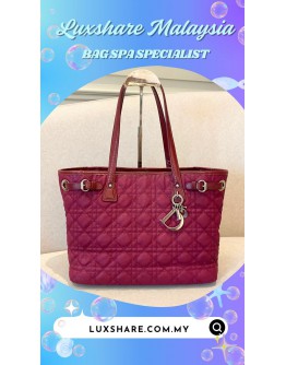 DIOR BAG IN DARK PINK CANVAS'' NANO RESTORE AND HANDLE REPLACEMENT''