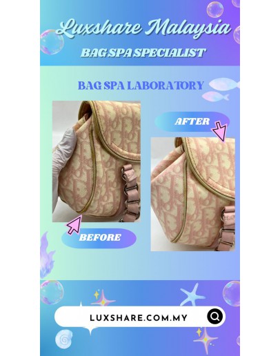 CHRISTIAN DIOR VINTAGE TROTTER ROMANTIC SHOULDER BAG "BAG SPA SERVICE AND LEATHER TREAMENT"