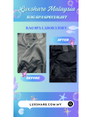 ETRO HANGBAG IN BLACK NYLON AND LEATHER" SEW BACK AND BAG SPA SERVICE"