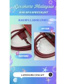 FENDI BURGUNDY LEATHER 2 JOURS 2WAY HANDBAG (BAG SPA CLEANING,HANDLE REPLACEMENT)
