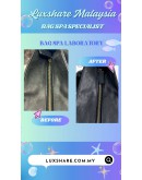 FENDI TOTE BAG IN SHINY BLACK LEATHER (BAG SPA CLEANING,TREATMENT&CARE)