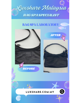 GIVENCHY LEATHER CROSSBODY BAG " BAG SPA SERVICE AND TREATMENT LEATHER "