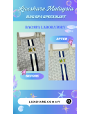 GOYARD SAINT LOUIS MM TOTE BAG IN WHITE " BAG SPA SERVICE AND TREATMENT LEATHER "