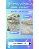 GOYARD SAINT LOUIS MM TOTE BAG IN WHITE " BAG SPA SERVICE AND TREATMENT LEATHER "