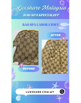 GUCCI GG CANVAS SUKEY TOTE BAG (BAG SPA CLEANING, TREATMENT&CARE)