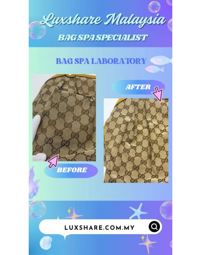 GUCCI GG CANVAS SUKEY TOTE BAG (BAG SPA CLEANING, TREATMENT&CARE)