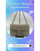 GUCCI DIONYSUS SMALL GG SUPREME SHOULDER BAG (BAG SPA CLEANING, LEATHER REPLACEMENT)