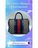 GUCCI VINTAGE WEB ORIGINAL GG BOSTON BAG (BAG SPA CLEANING,COLOUR TOUCH UP)