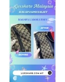 GUCCI VINTAGE WEB ORIGINAL GG BOSTON BAG (BAG SPA CLEANING,COLOUR TOUCH UP)