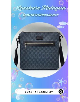 GUCCI GG SUPREME CANVAS MESSENGER BAG (BAG SPA CLEANING, LEATHER REPLACEMENT)