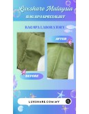 GUCCI GREEN SLEEVELESS TOP REMINISCENT OF HAI VEST IN DUPION SILK (SPA CLEANING,NANO RESTORATION)