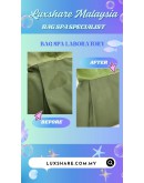 GUCCI GREEN SLEEVELESS TOP REMINISCENT OF HAI VEST IN DUPION SILK (SPA CLEANING,NANO RESTORATION)