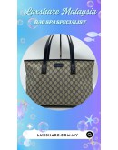 GUCCI GG SUPREME CANVAS TOTE BAG (BAG SPA CLEANING,TREATMENT AND CARE)