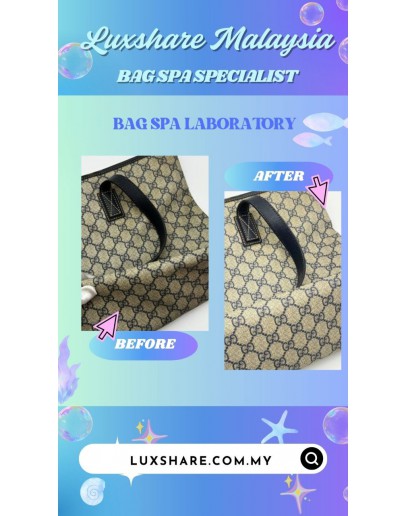 GUCCI GG SUPREME CANVAS TOTE BAG (BAG SPA CLEANING,TREATMENT AND CARE)