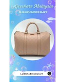 GUCCI GUCCISSIMA JOY BOSTON BAG IN LIGHT PINK (BAG SPA CLEANING,COLOR TOUCP UP)