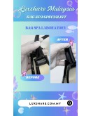 GUCCI JACKIE HANDBAG (BAG SPA CLEANING, PATENT LEATHER REPLACE BLACK LEATHER)