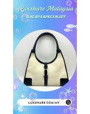 GUCCI JACKIE HANDBAG (BAG SPA CLEANING, PATENT LEATHER REPLACE BLACK LEATHER)