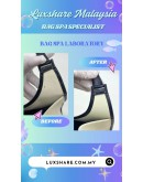 GUCCI JACKIE HANDBAG (BAG SPA CLEANING, PATENT LEATHER REPLACE BLACK LEATHER)